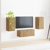 vidaXL TV Cabinet Set Wall-mounted 6 pcs Artisan Oak Engineered Wood