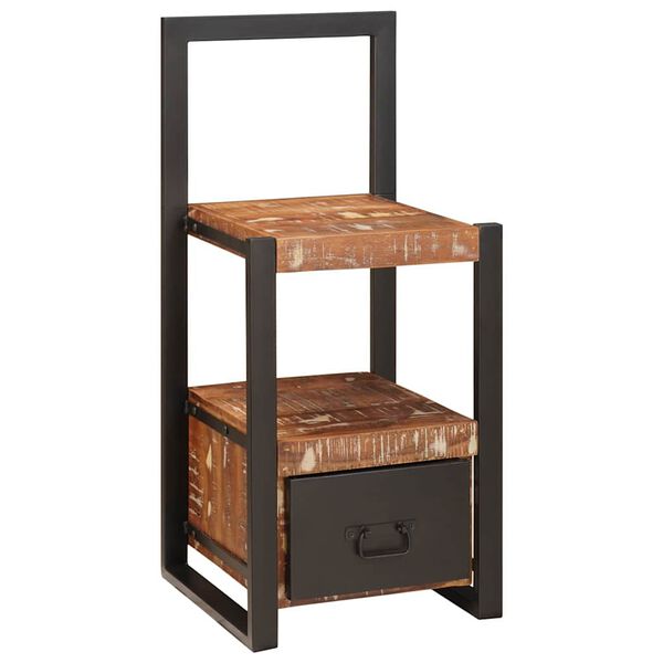 vidaXL Valet Stand Multicolour 40 x 40 x 90 cm Solid Reclaim wood