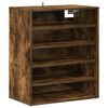 vidaXL Shoe Cabinet Grey Sonoma 60x35x70 cm Engineered Wood