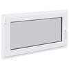 vidaXL Basement Window "RISOR" 110x50 cm Tilt&Turn DIN Left White