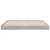 vidaXL Bed Frame without Mattress Grey Sonoma 180x200 cm Engineered Wood