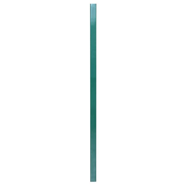 vidaXL Fence Posts 10 pcs Green 280 cm Galvanised Steel