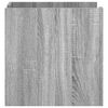 vidaXL Bedside Cabinet Grey Sonoma 45x50x50 cm Engineered Wood