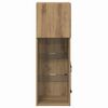 vidaXL Wall-mounted TV Cabinet Artisan Oak 30.5 x 30 x 90 cm