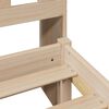 vidaXL Bookcase Bed without Mattress 100x200 cm Solid Wood Pine