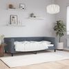 vidaXL Day Bed without Mattress Dark Grey 90x190 cm Single Velvet