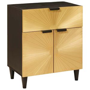 vidaXL Bedside Table with Drawer 50 x 33 x 60 cm Solid Mango Wood