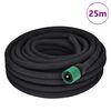 vidaXL Garden Hose | Black | Rubber | 25m | Expandable | Garden Hose