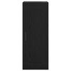 vidaXL Wall Mounted Cabinet Black Oak 34.5 x 34 x 90 cm