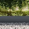 vidaXL Lawn Edging 10 pcs Anthracite 100 x 0.05 x 30 cm