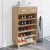 vidaXL Shoe Cabinet Artisian Oak 60 x 35 x 105 cm Engineered Wood