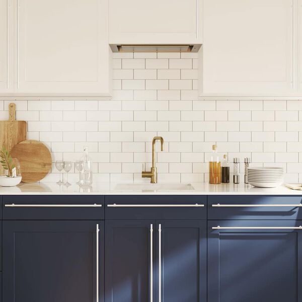 vidaXL Cabinet Handles 5 pcs Silver 480 mm Stainless Steel