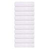 vidaXL Bath Towels "FROGN" 10 pcs White 100x150 cm 360 gsm