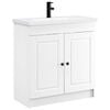 vidaXL Bathroom Furniture Set White 56 x 37.5 x 81 cm Engineered Wood