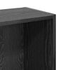 vidaXL Bookshelf Black Oak 80 x 24 x 76 cm Engineered Wood
