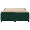vidaXL Bed Frame without Mattress Dark Green 140x200 cm Velvet