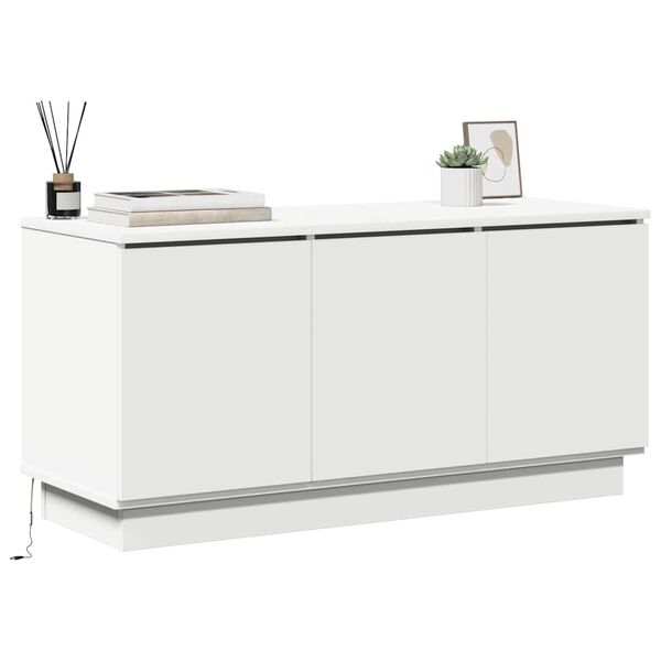vidaXL TV Cabinet White 100 x 38 x 49 cm Engineered Wood
