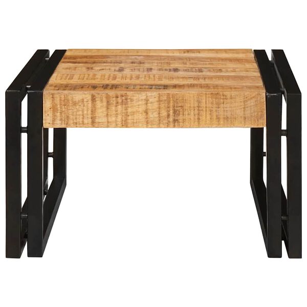 vidaXL Bathroom Shelf Brown 40 x 50 x 23 cm Soild Rough Mango Wood