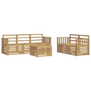 vidaXL Sofa Sets Solid Acacia Wood