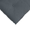 vidaXL Back Pillow Dark Grey 120 x 50 cm Corduroy Fabric