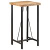 vidaXL Bar Table 55x55x107 cm Solid Wood Mango and Iron