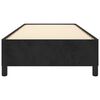 vidaXL Bed Frame without Mattress Black 90x190 cm Single Single Velvet