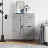 vidaXL Sideboard Concrete Grey 69.5x34x90 cm Engineered Wood