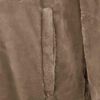 vidaXL Blanket Hoodie Camel L Flannel