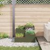vidaXL Garden Planter Olive green 80 x 80 x 60 cm Steel