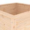 vidaXL Garden Planter 82.5x82.5x78 cm Solid Wood Pine