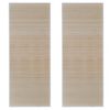 vidaXL Rectangular Natural Bamboo Rugs 2 pcs 120x180 cm