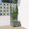 vidaXL Garden Planter Light Grey 40 x 40 x 121.5 cm