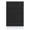 vidaXL Kitchen Base Cabinet Kalmar Black Engineered Wood