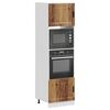 vidaXL Oven Cabinets 2 pcs Porto Old Wood Engineered Wood
