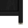 vidaXL Bathroom Cabinet Black Oak 30x30x183.5 cm Engineered Wood