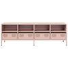 vidaXL TV Cabinet Pink 135x39x43.5 cm Cold-rolled Steel