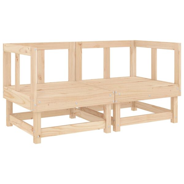 vidaXL 6 Piece Garden Lounge Set Solid Wood Pine