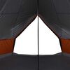 vidaXL Family Tent Tipi 10-Person Grey and Orange Waterproof