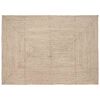 vidaXL Area Rug Natural and White 240 x 340 cm Jute