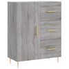 vidaXL Highboard Grey Sonoma 69.5x34x180 cm Engineered Wood