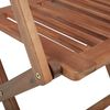 vidaXL Folding Outdoor Chairs 6 pcs Solid Acacia Wood