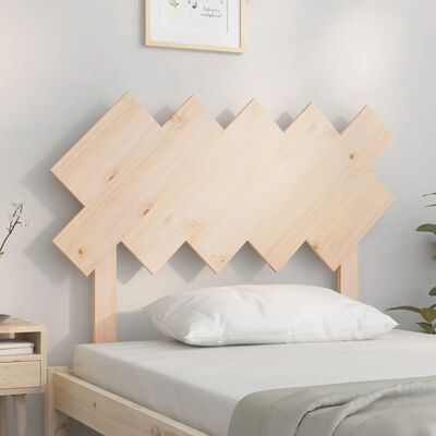 vidaXL Bed Headboard 104x3x80.5 cm Solid Wood Pine