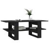 vidaXL Coffee Table Black 110x55x42 cm Engineered Wood