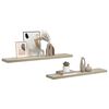 vidaXL Floating Wall Shelves 2 pcs Oak 120x23.5x3.8 cm MDF