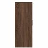 vidaXL Shoe Cabinet Brown Oak 32x35x92 cm Engineered Wood