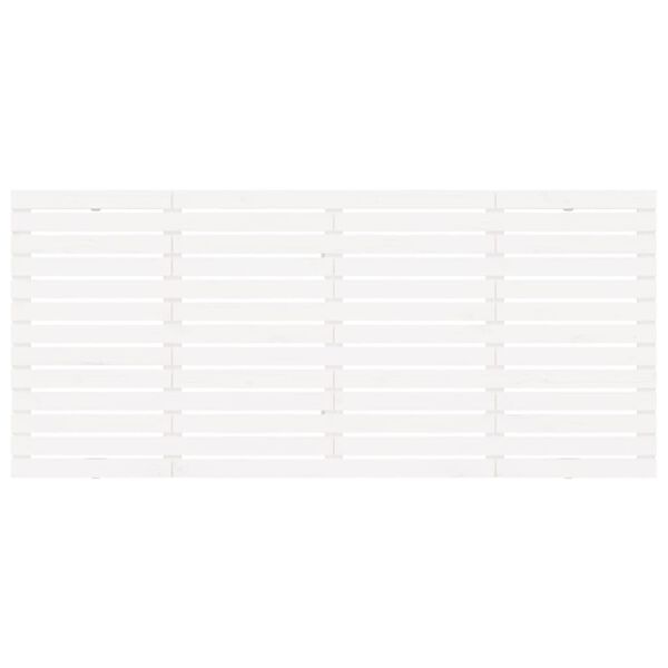 vidaXL Wall Headboard White 166x3x91.5 cm Solid Wood Pine