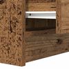 vidaXL Bedside Cabinets with 2 Drawers 2 pcs Old Wood 38x34x80 cm