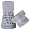 vidaXL Hose Connector | Set of 2 | Grey | Plastic | Durable | Hose Connector