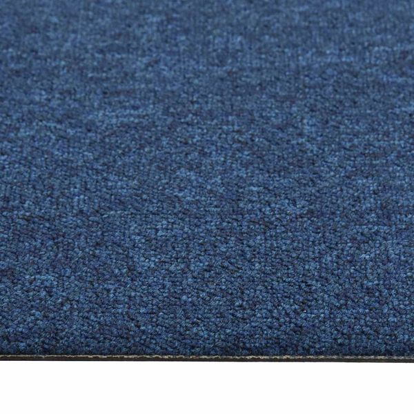 vidaXL Carpet 20 pcs Dark Blue 50 x 50 cm 100% Polypropylene