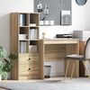 vidaXL Desk with Drawer 2 pcs Sonoma Oak